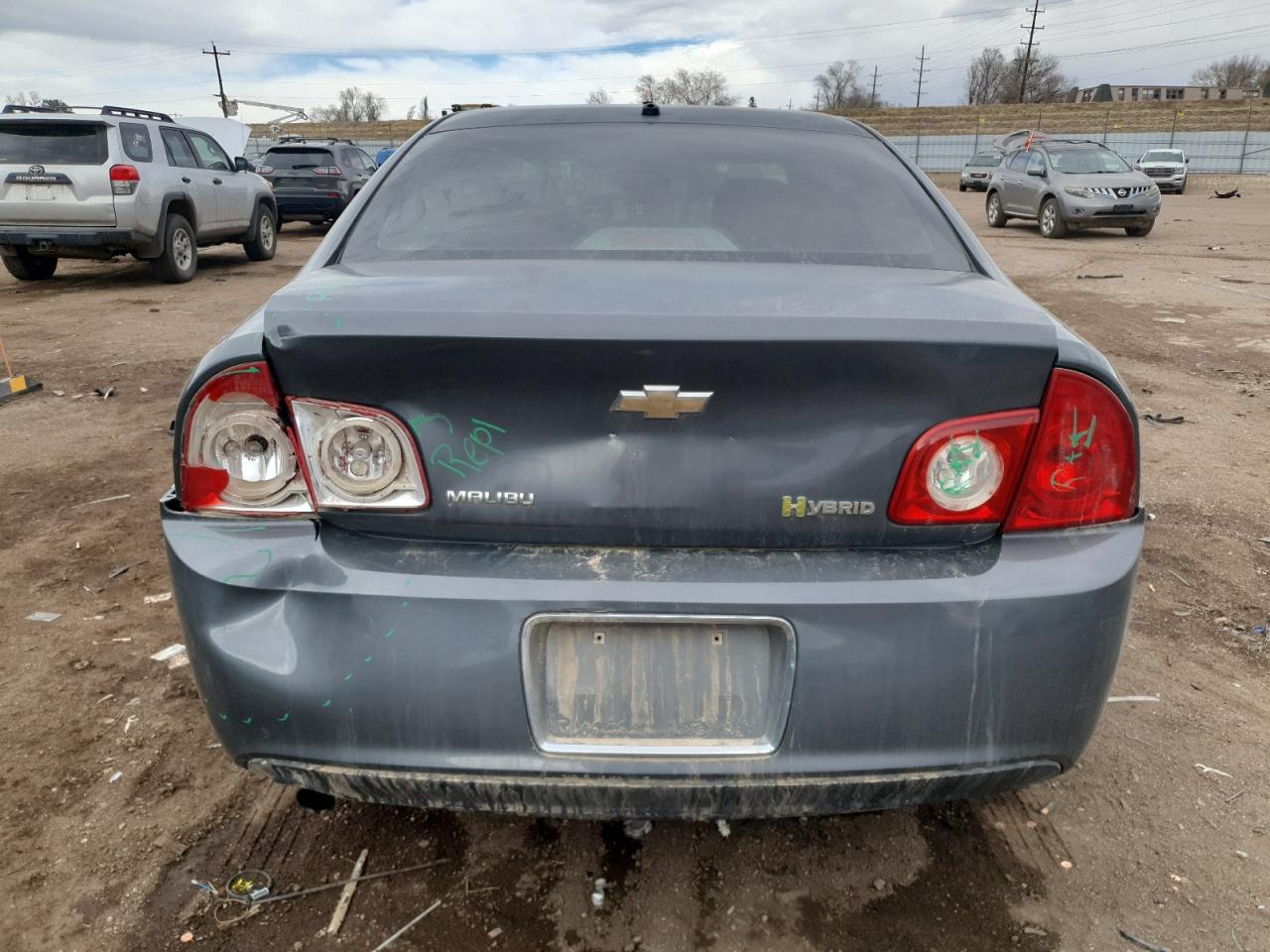 2009 Chevrolet Malibu VIN 1G1ZF57549F228851 Copart auction photo, rear end damage thumbnail 6