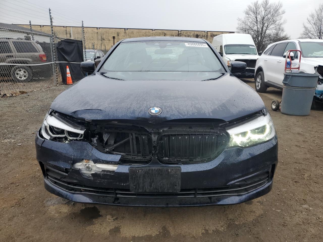 2020 BMW 5er VIN WBAJR7C09LWW68666 Copart auction photo, front end damage thumbnail 5