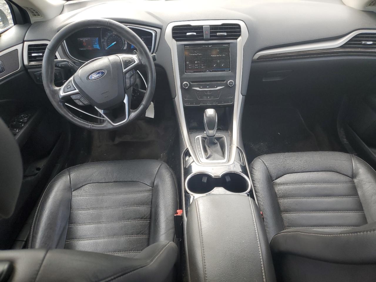 2014 Ford Fusion VIN 3FA6P0T92ER370069 Copart auction photo, side / rear end damage thumbnail 8