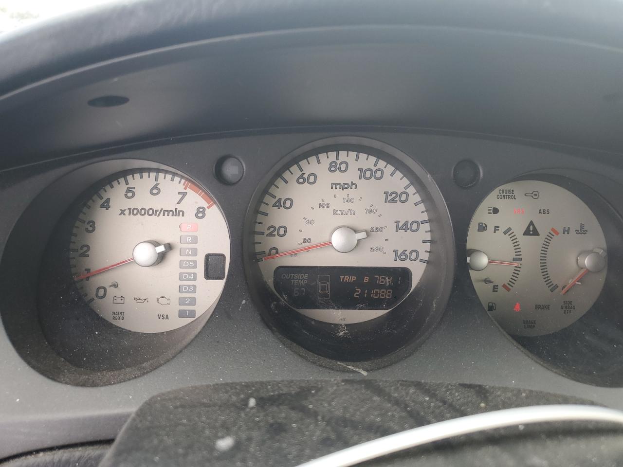 2003 Acura CL VIN 19UYA42653A011844 Copart auction photo, front end damage thumbnail 9