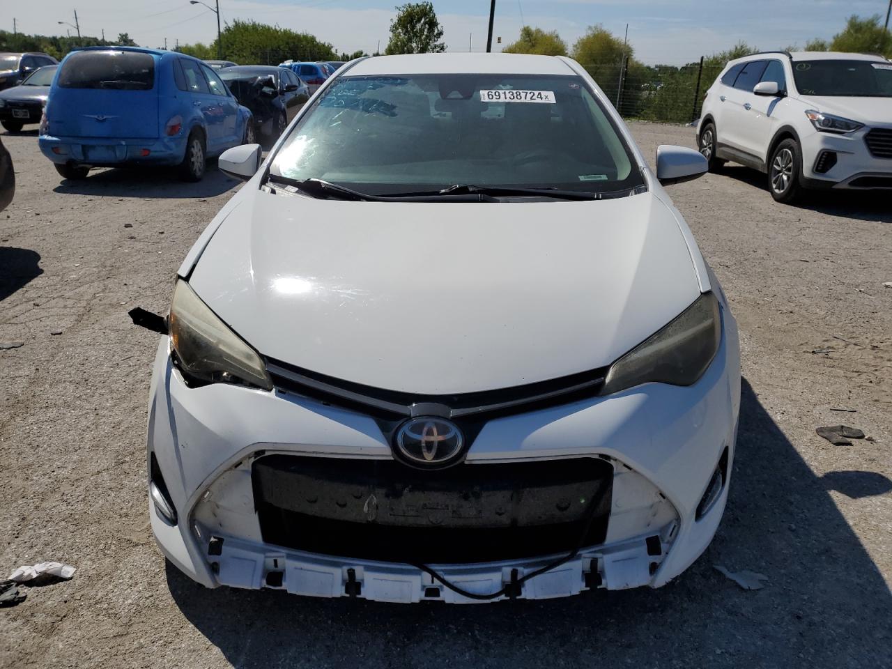 2018 Toyota Corolla VIN 2T1BURHE3JC087112 Copart auction photo, front end / minor dent/scratches damage thumbnail 5