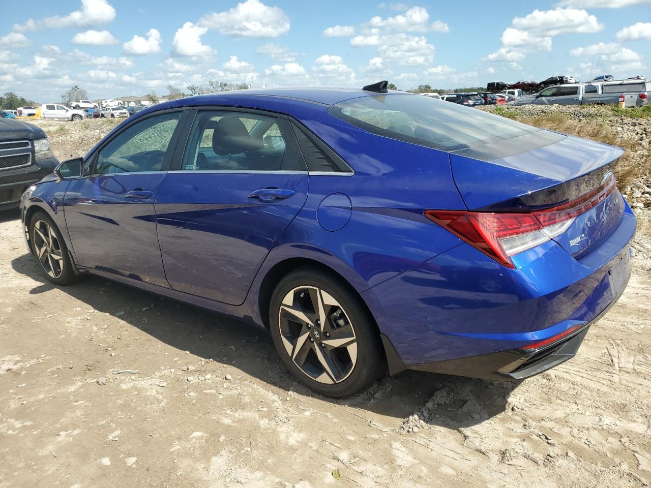 2022 Hyundai Elantra VIN KMHLN4AG2NU255052 Copart auction photo, water/flood damage thumbnail 2