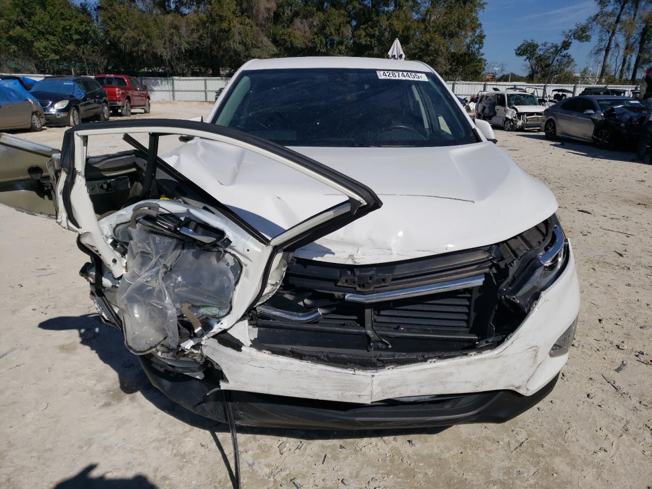 2021 Chevrolet Equinox VIN 3GNAXKEV3MS163148 Copart auction photo, front end / minor dent/scratches damage thumbnail 5