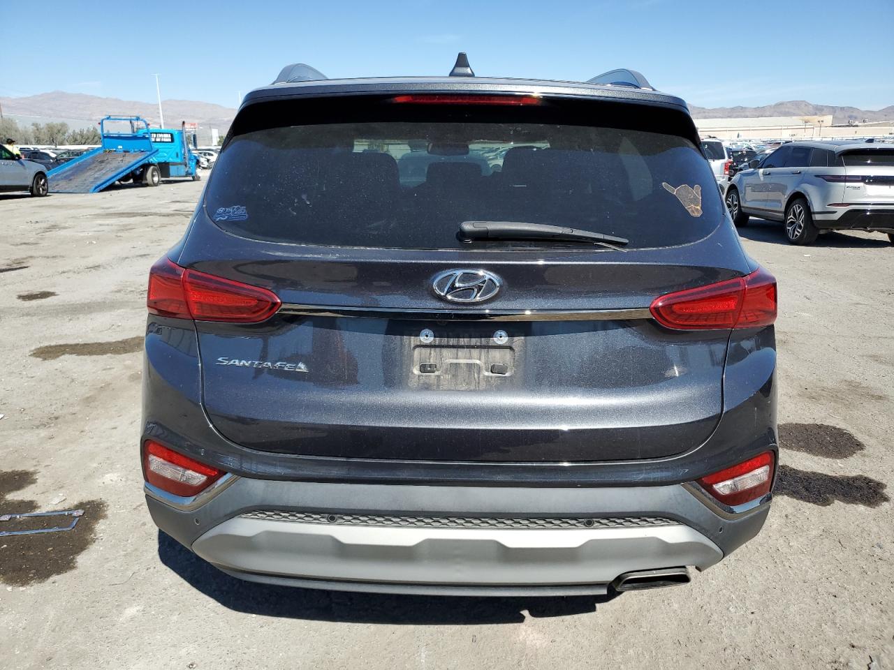 2020 Hyundai Santa Fe VIN 5NMS53AD6LH275969 Copart auction photo, side / front end damage thumbnail 6