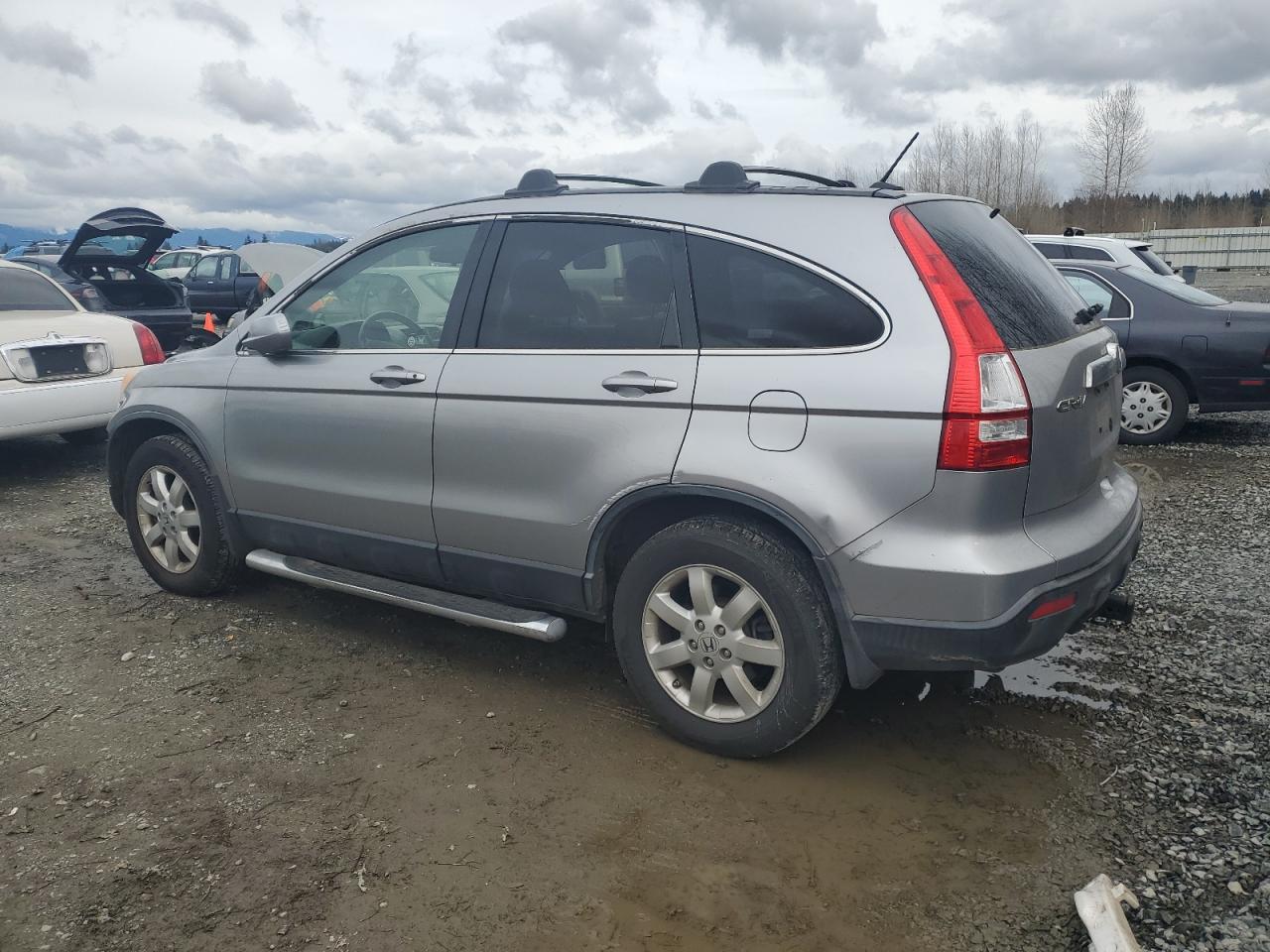 2008 Honda CR-V VIN JHLRE48768C044695 Copart auction photo, front end / side damage thumbnail 2