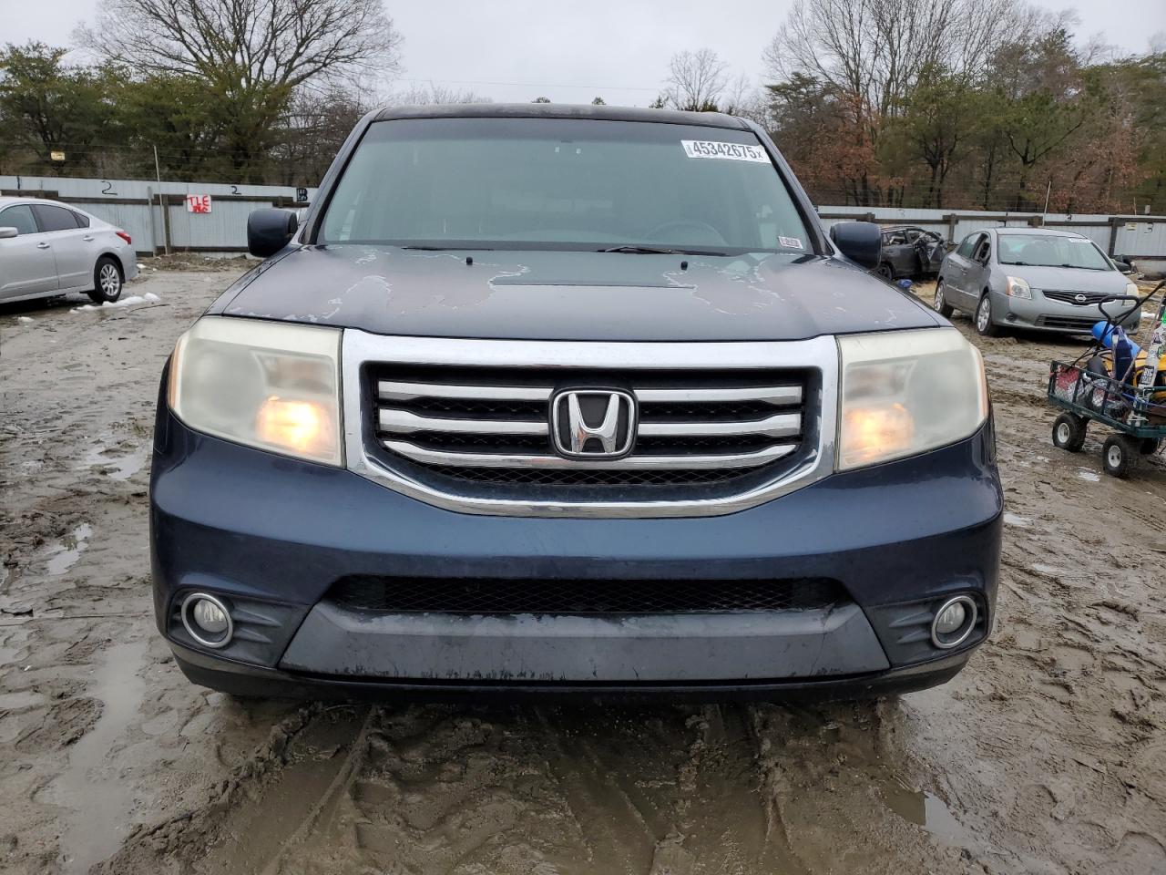 2012 Honda Pilot VIN 5FNYF4H45CB021402 Copart auction photo, rear end / all over damage thumbnail 5