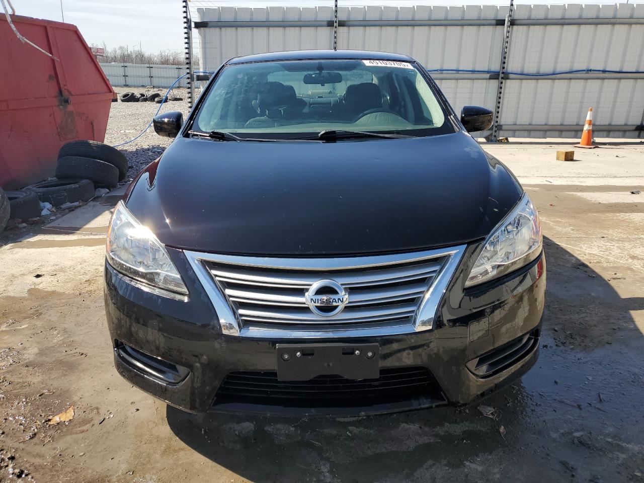 2015 Nissan Sentra VIN 3N1AB7AP1FY346384 Copart auction photo, side / rear end damage thumbnail 5