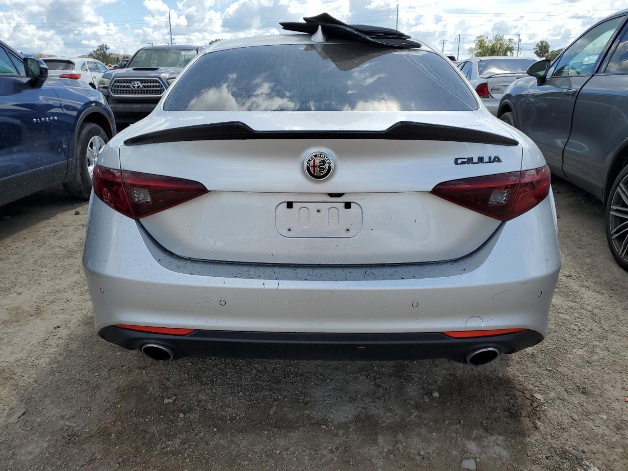 2021 Alfa Romeo Giulia VIN ZARFAMAN9M7641658 Copart auction photo, water/flood damage thumbnail 6