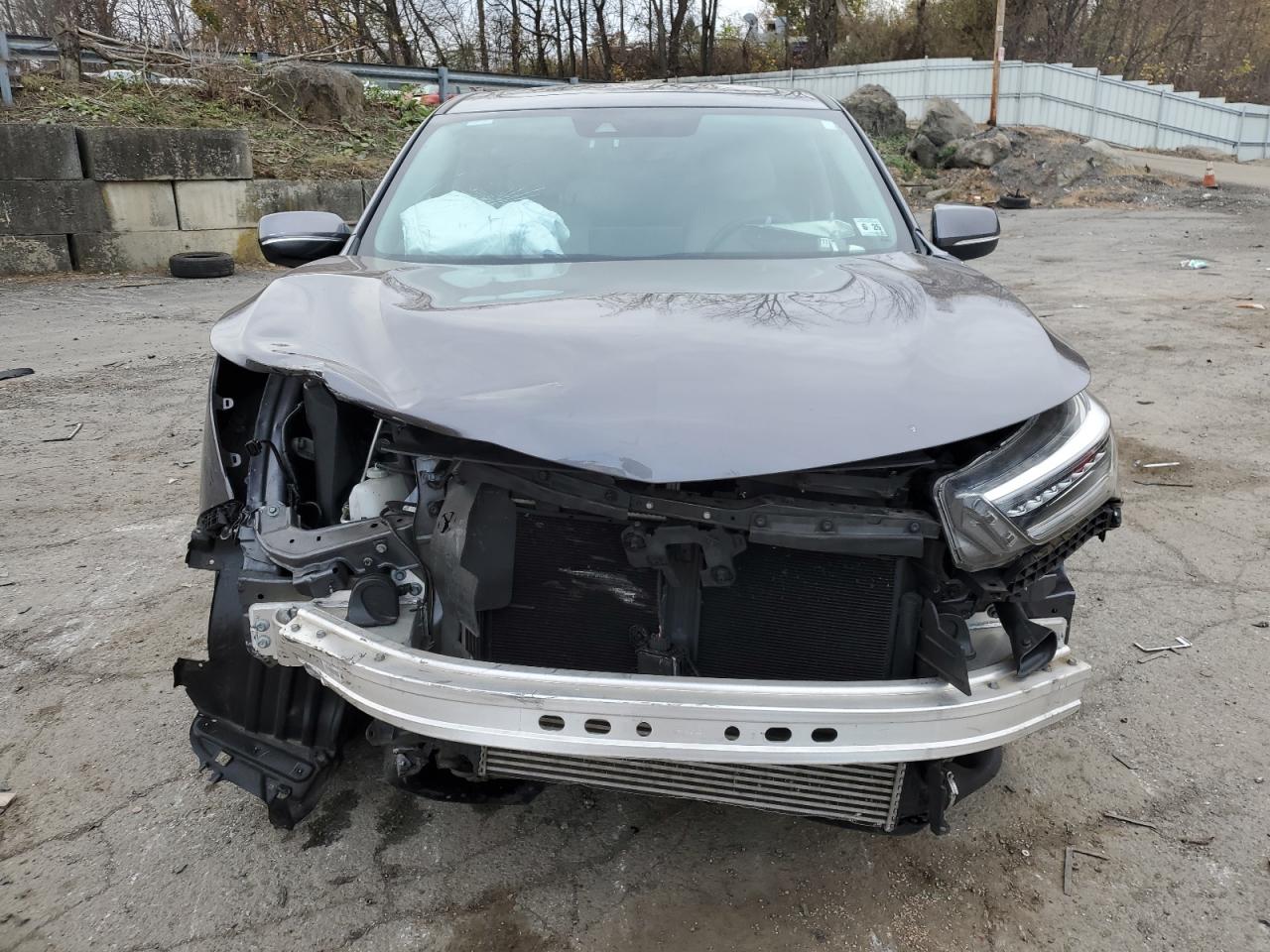2020 Acura RDX VIN 5J8TC2H5XLL037884 Copart auction photo, front end / side damage thumbnail 5