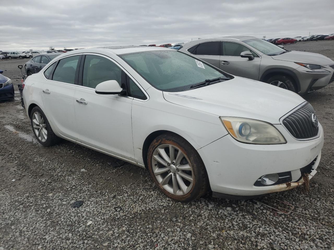 2013 Buick Verano VIN 1G4PT5SV6D4255743 Copart auction photo, front end damage thumbnail 4