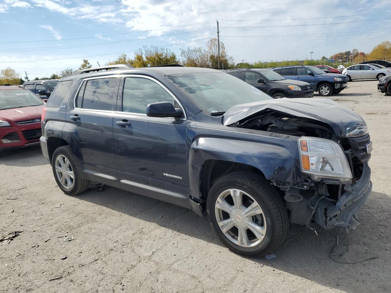 2017 GMC Terrain VIN 2GKALNEK0H6116860 Copart auction photo, front end / minor dent/scratches damage thumbnail 4