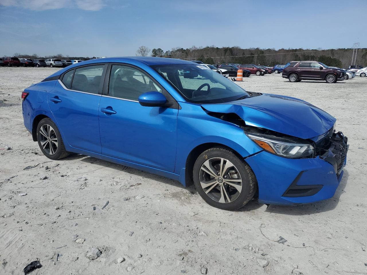 2021 Nissan Sentra VIN 3N1AB8CV5MY314200 Copart auction photo, front end damage thumbnail 4