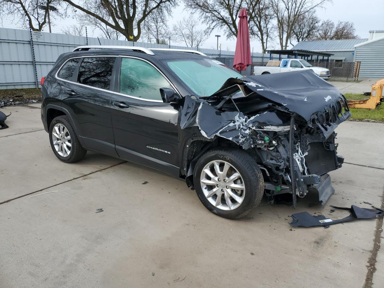 2015 Jeep Grand Cherokee VIN 1C4PJLDB4FW507644 Copart auction photo, front end damage thumbnail 4