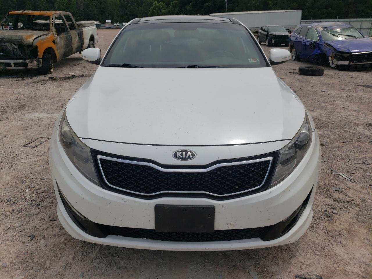 2013 KIA Optima VIN 5XXGR4A64DG095097 Copart auction photo, side damage thumbnail 5