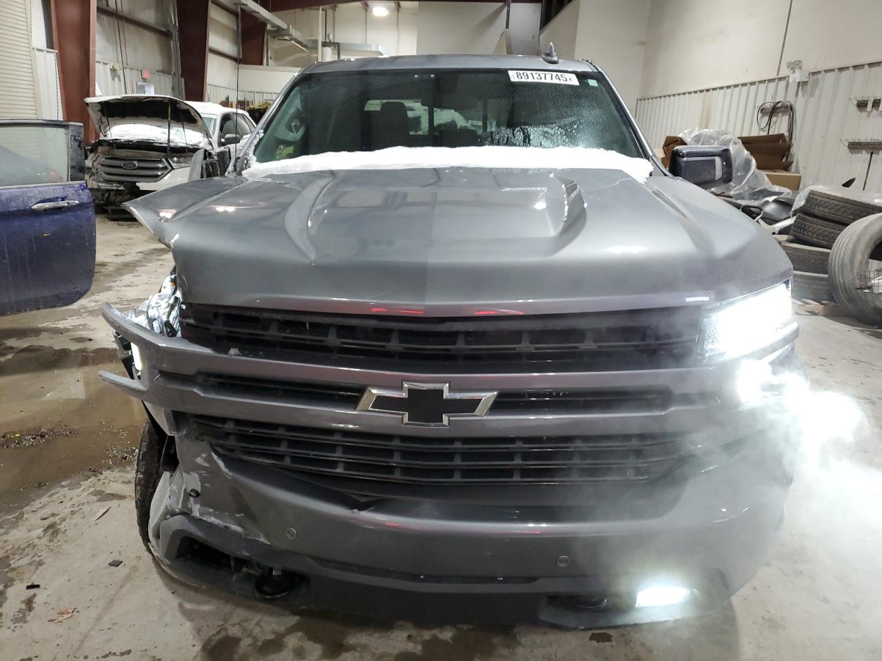 2020 Chevrolet Silverado VIN 3GCUYEED1LG175571 Copart auction photo, front end / side damage thumbnail 5