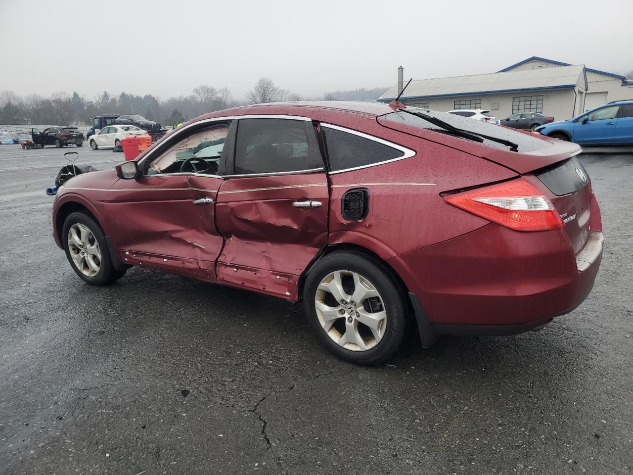2010 Honda Accord VIN 5J6TF2H50AL000369 Copart auction photo, side / minor dent/scratches damage thumbnail 2
