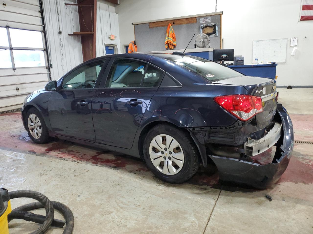 2015 Chevrolet Cruze VIN 1G1PA5SG2F7240551 Copart auction photo, front end / rear end damage thumbnail 2