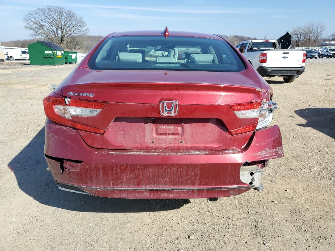 2018 Honda Accord VIN 1HGCV1F42JA161400 Copart auction photo, rear end damage thumbnail 6