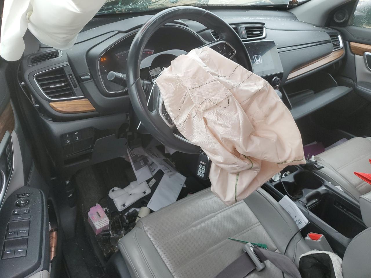 2020 Honda CR-V VIN 5J6RW1H82LA010723 Copart auction photo, front end / side damage thumbnail 8