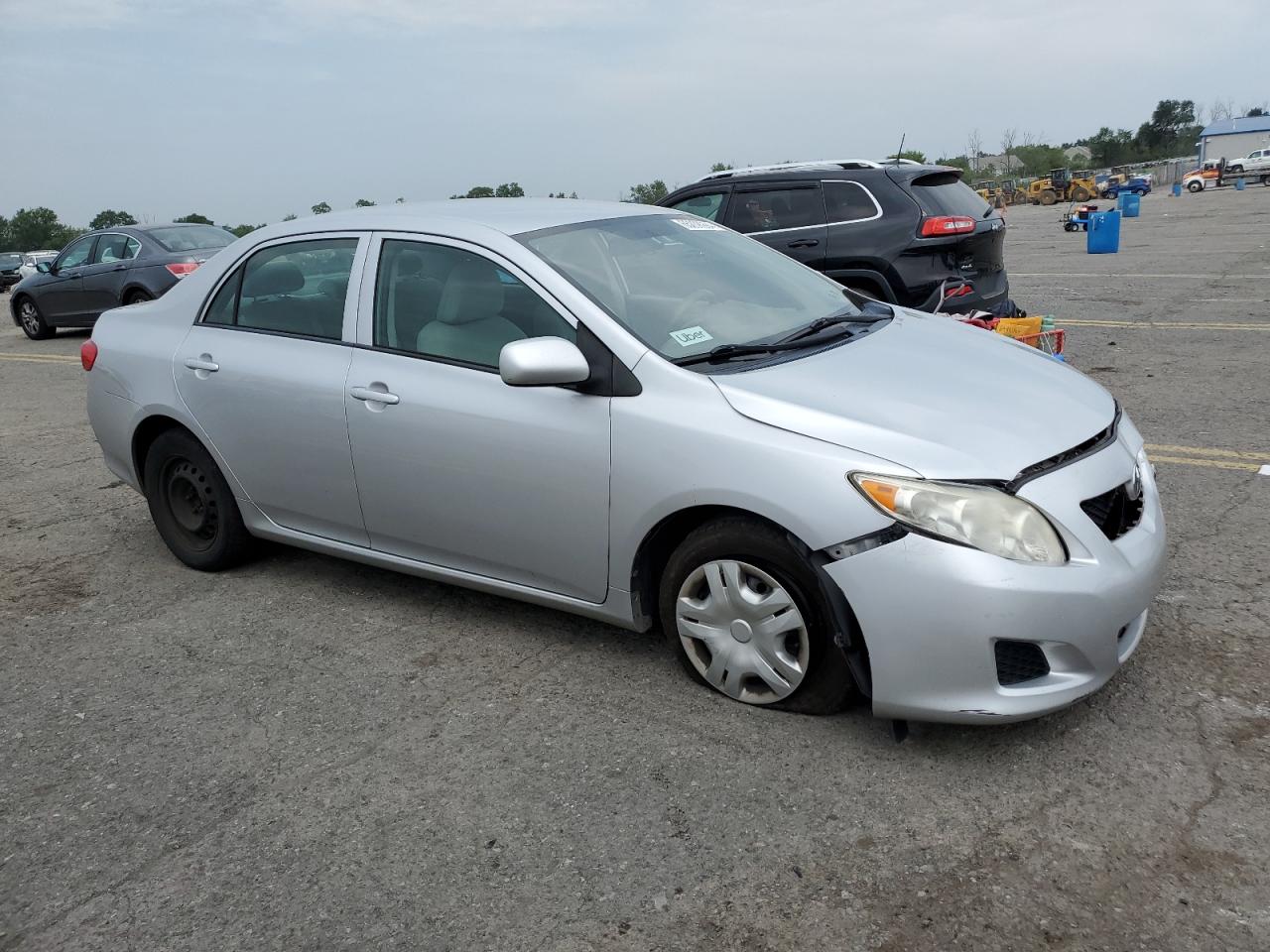 2010 Toyota Corolla VIN 1NXBU4EE5AZ340808 Copart auction photo, front end damage thumbnail 4