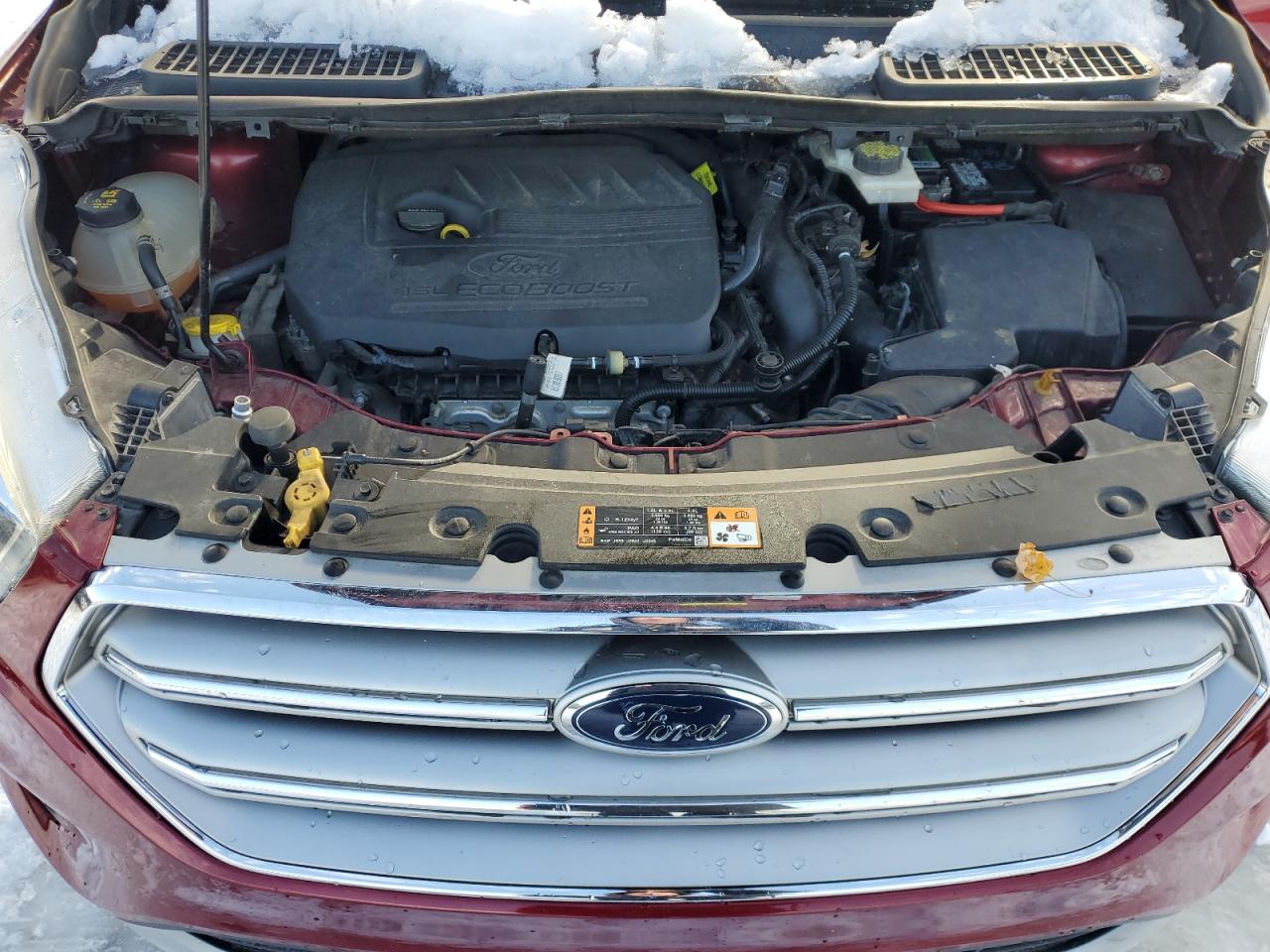 2017 Ford Escape VIN 1FMCU9GD0HUD22670 Copart auction photo, side / rear end damage thumbnail 12