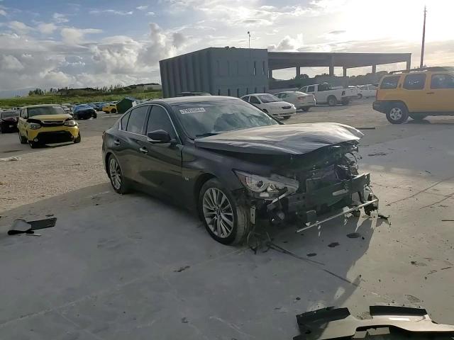2018 Infiniti Q50 VIN JN1EV7AP9JM352146 Copart auction photo, front end / rear end damage thumbnail 11