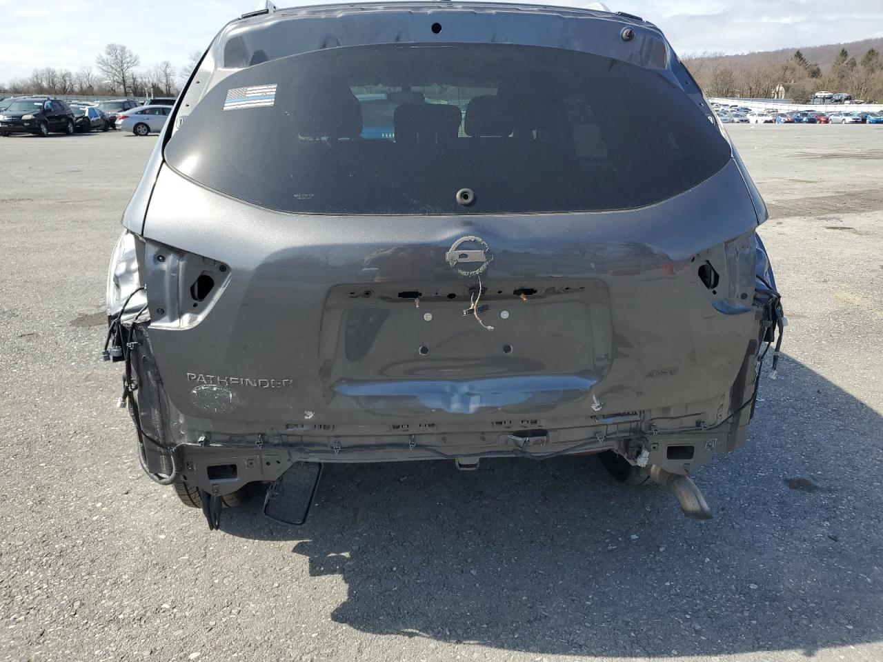 2017 Nissan Pathfinder VIN 5N1DR2MM5HC903170 Copart auction photo, front end damage thumbnail 6