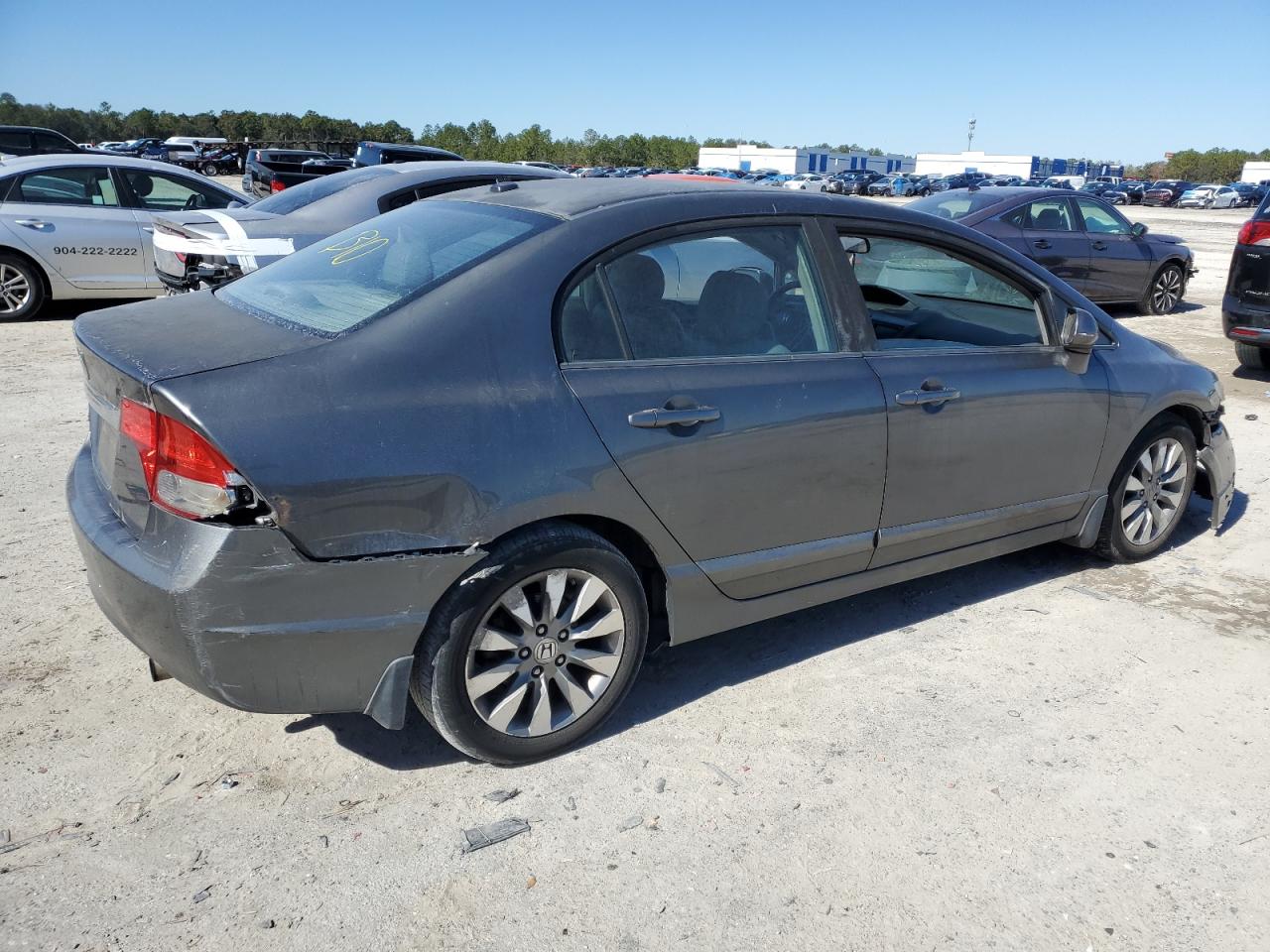 2009 Honda Civic VIN 2HGFA169X9H340950 Copart auction photo, front end damage thumbnail 3