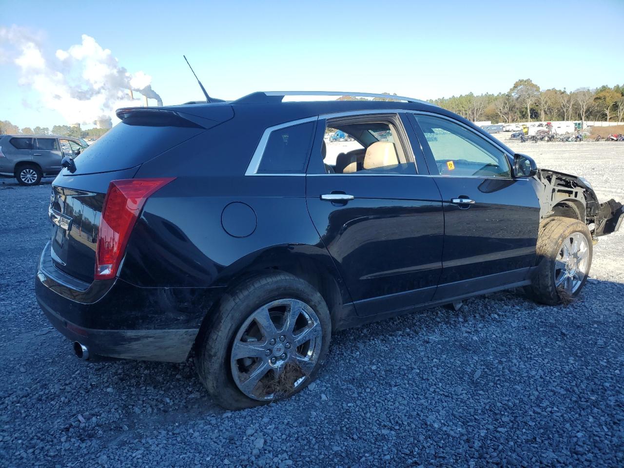 2010 Cadillac SRX VIN 3GYFNCEY8AS517871 Copart auction photo, front end / rear end damage thumbnail 3