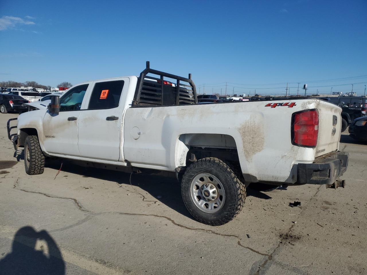 2019 Chevrolet Silverado VIN 1GC4KVCY8KF233635 Copart auction photo, front end / undercarriage damage thumbnail 2