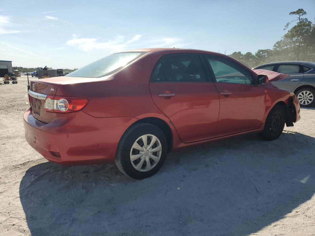 2011 Toyota Corolla VIN 2T1BU4EE0BC712221 Copart auction photo, front end / minor dent/scratches damage thumbnail 3