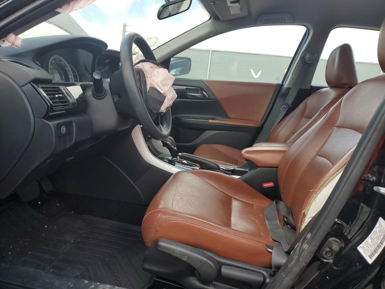 2017 Honda Accord VIN 1HGCR2F37HA255607 Copart auction photo, all over damage thumbnail 7