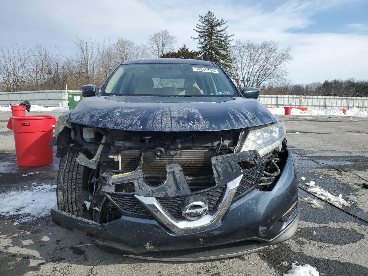 2016 Nissan Rogue VIN KNMAT2MV4GP613060 Copart auction photo, front end damage thumbnail 5