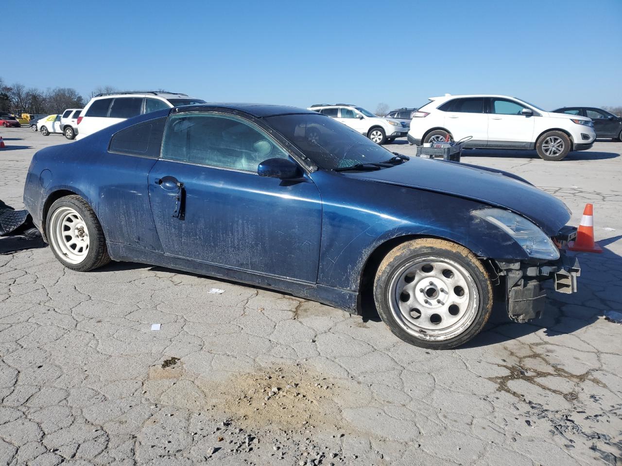 2006 Infiniti G VIN JNKCV54EX6M700061 Copart auction photo, front end damage thumbnail 4