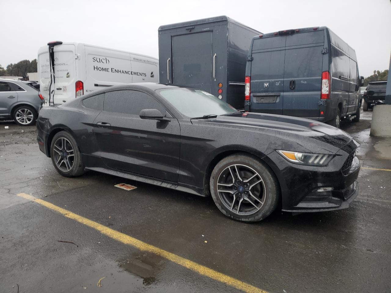 2016 Ford Mustang VIN 1FA6P8AM9G5299237 Copart auction photo, vandalism damage thumbnail 4