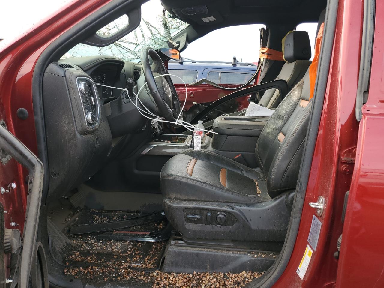 2022 GMC Sierra VIN 1GT49PEY6NF335671 Copart auction photo, all over damage thumbnail 7