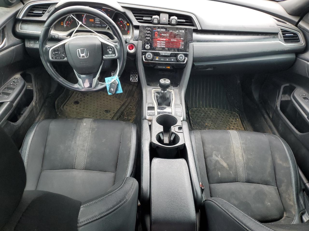 2019 Honda Civic VIN 19XFC2E82KE009112 Copart auction photo, mechanical damage thumbnail 8