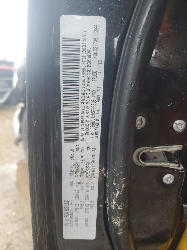 2017 RAM 1500 VIN 1C6RR7LT2HS689316 Copart auction photo, front end damage thumbnail 13