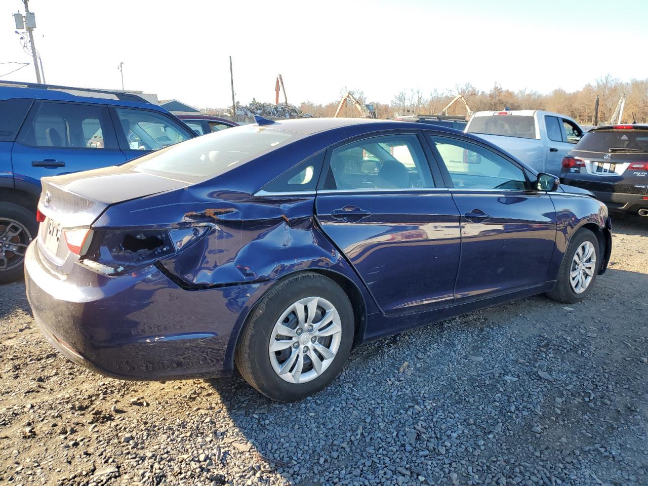 2012 Hyundai Sonata VIN 5NPEB4AC3CH465928 Copart auction photo, all over damage thumbnail 3