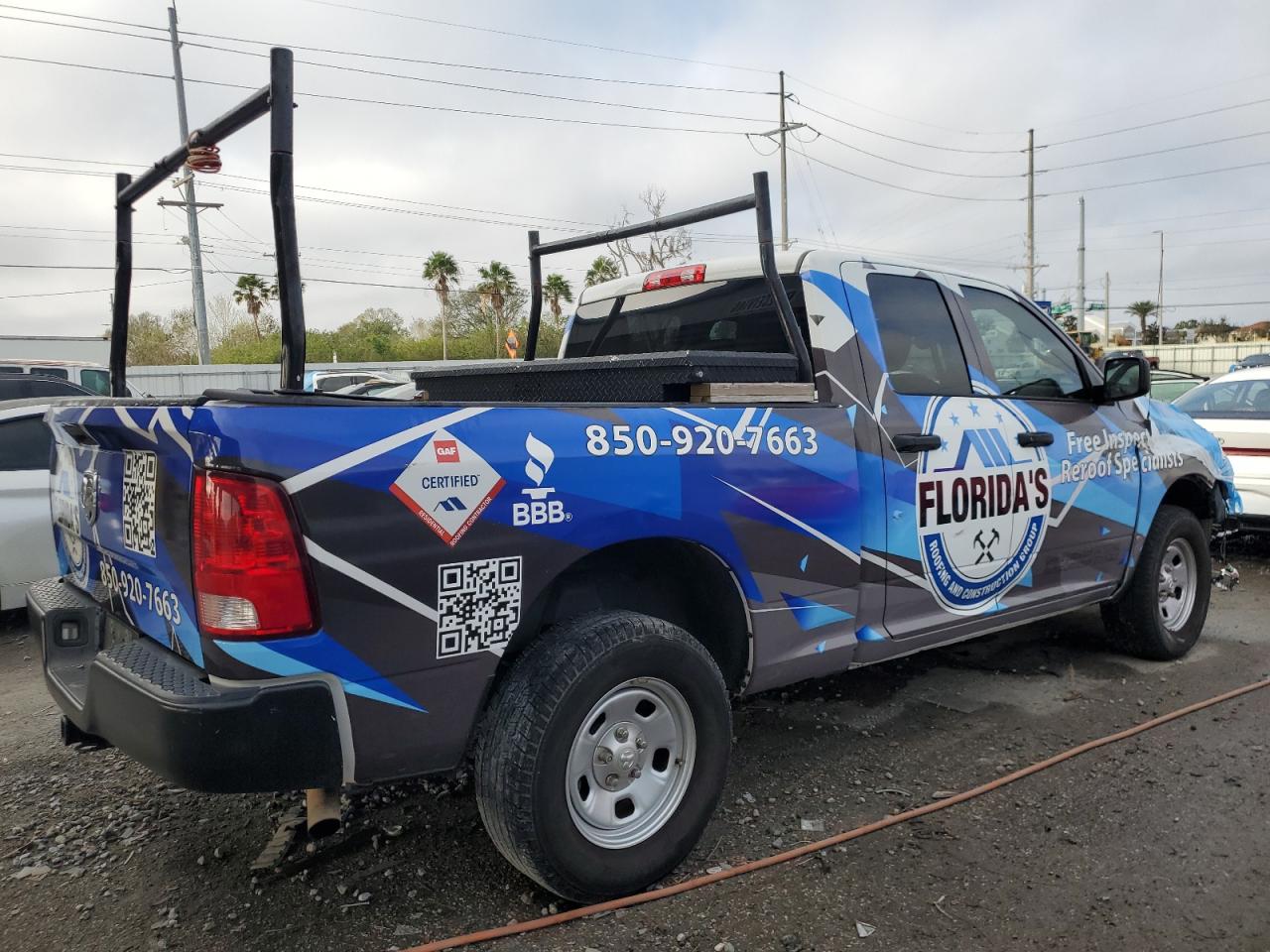 2019 RAM 1500 VIN 1C6RR6FT5KS627728 Copart auction photo, front end damage thumbnail 3
