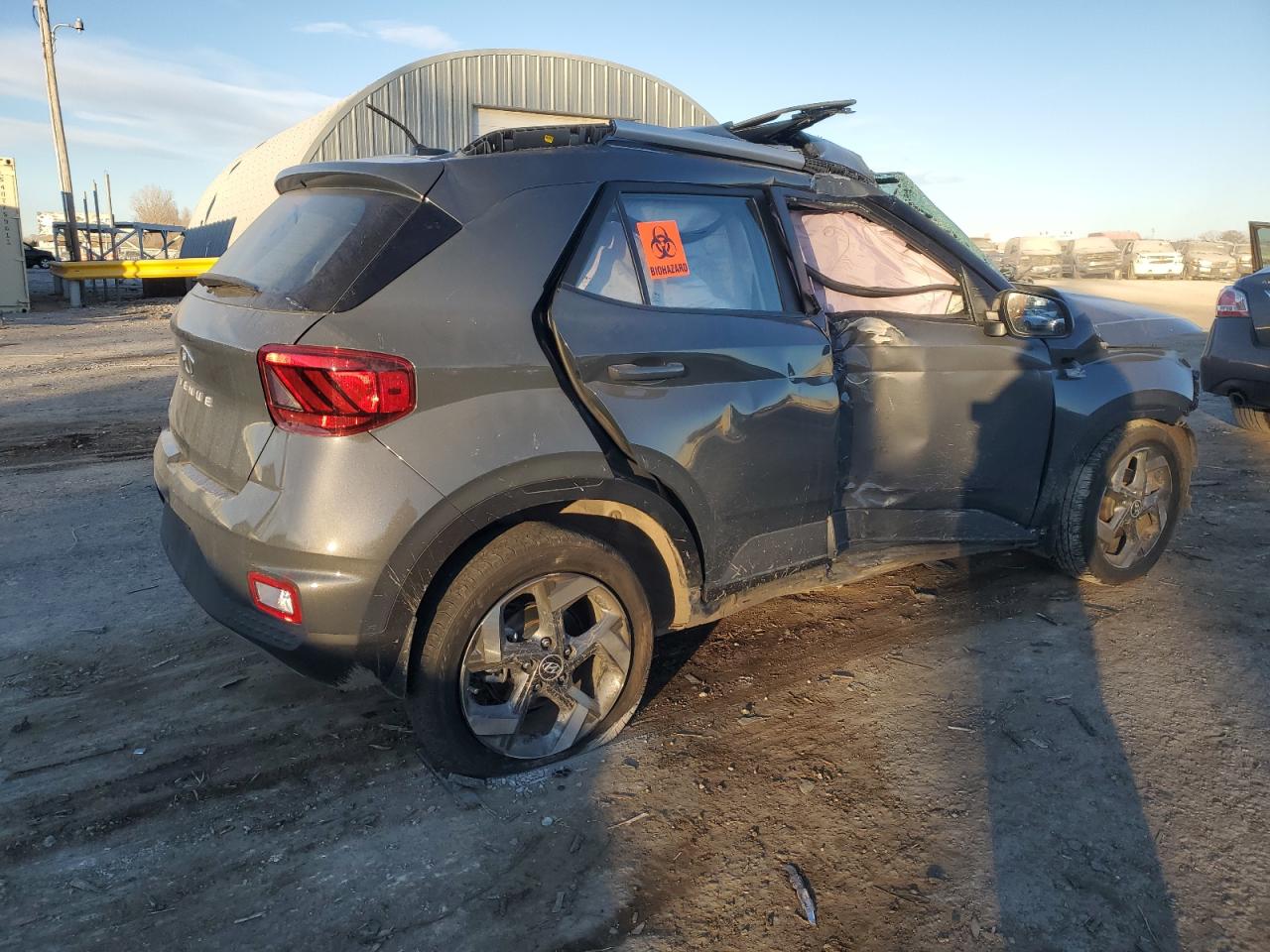 2024 Hyundai Venue VIN KMHRC8A39RU307500 Copart auction photo, all over damage thumbnail 3