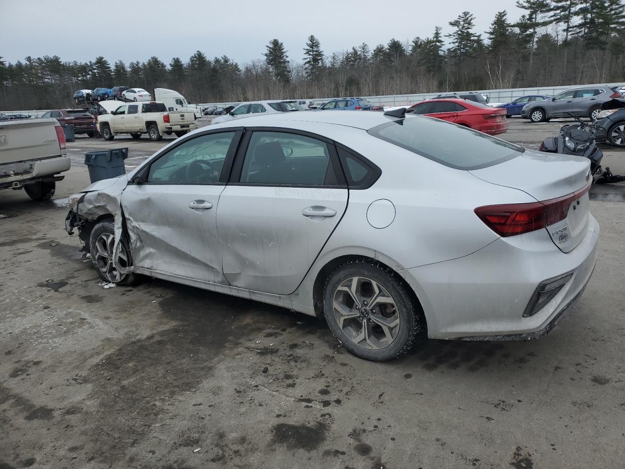 2020 KIA Forte VIN 3KPF24AD1LE223687 Copart auction photo, front end / side damage thumbnail 2