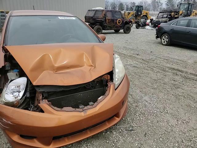 2009 Honda Fit VIN JHMGE88469S020940 Copart auction photo, front end damage thumbnail 10