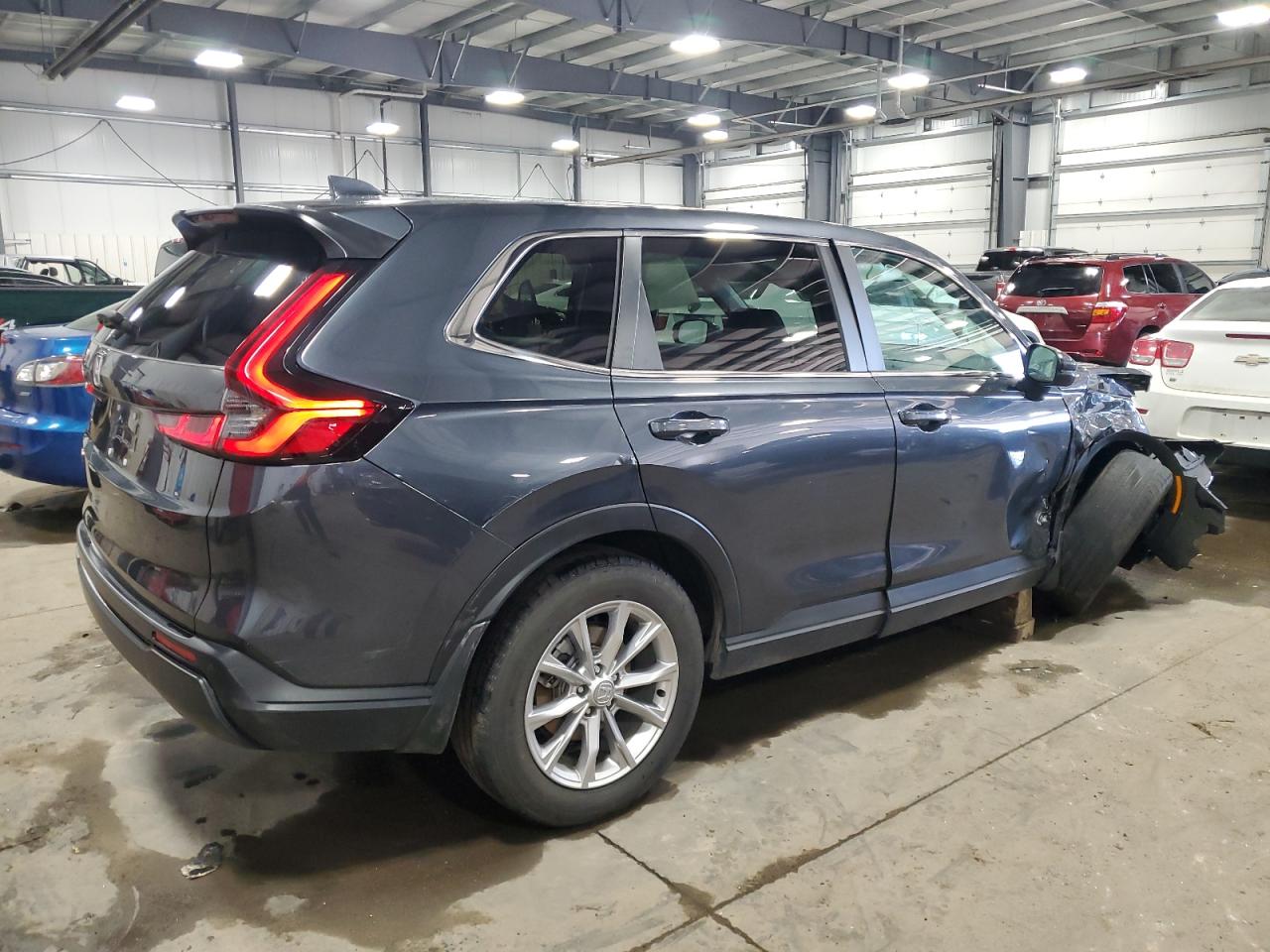 2023 Honda CR-V VIN 2HKRS4H79PH408858 Copart auction photo, front end / side damage thumbnail 3