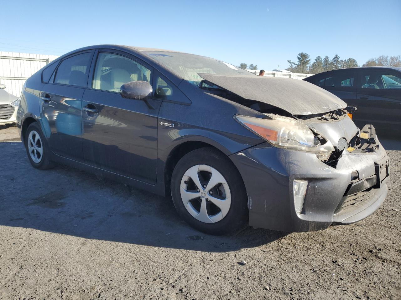 2013 Toyota Prius VIN JTDKN3DU1D1652022 Copart auction photo, front end damage thumbnail 4
