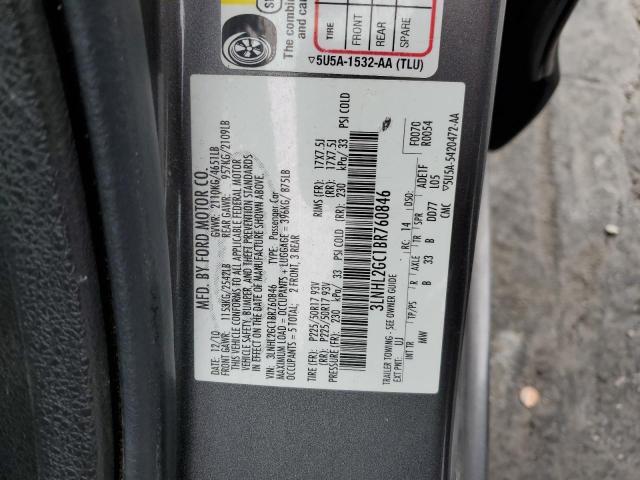 2011 Lincoln MKZ VIN 3LNHL2GC1BR760846 Copart auction photo, front end / minor dent/scratches damage thumbnail 12