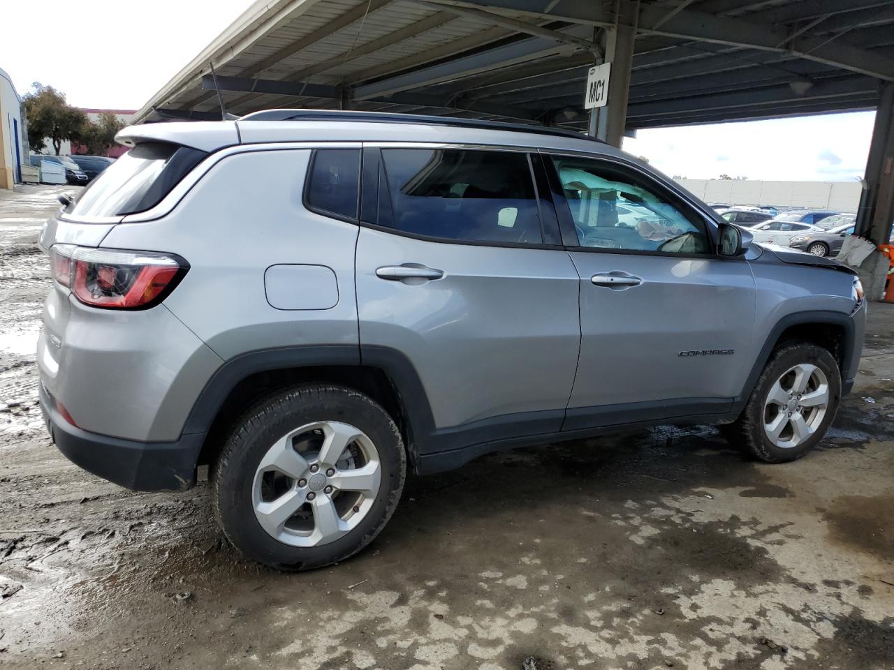 2019 Jeep Compass VIN 3C4NJDBB0KT791502 Copart auction photo, front end damage thumbnail 3