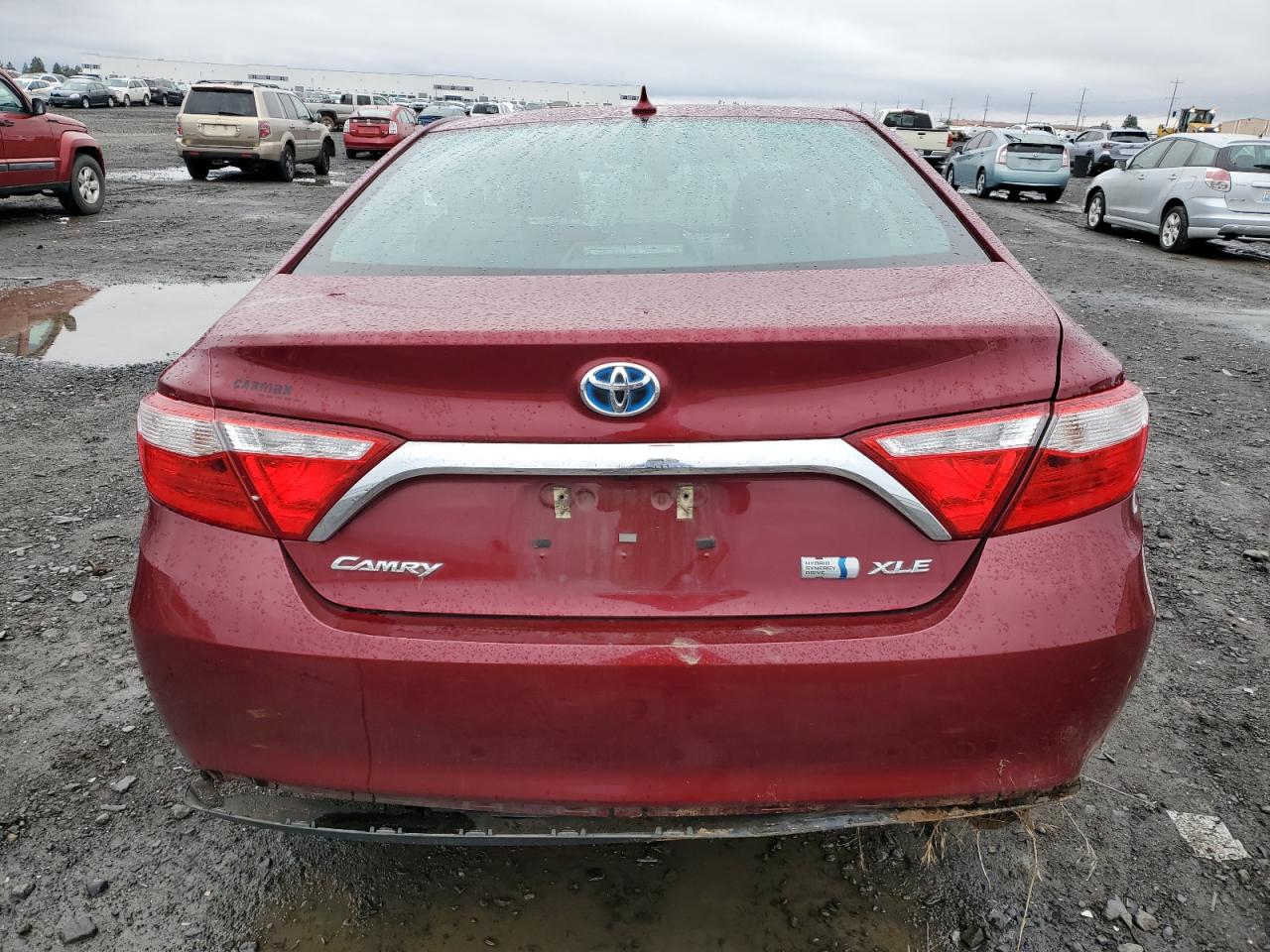2017 Toyota Camry VIN 4T1BD1FK4HU213965 Copart auction photo, front end / side damage thumbnail 6