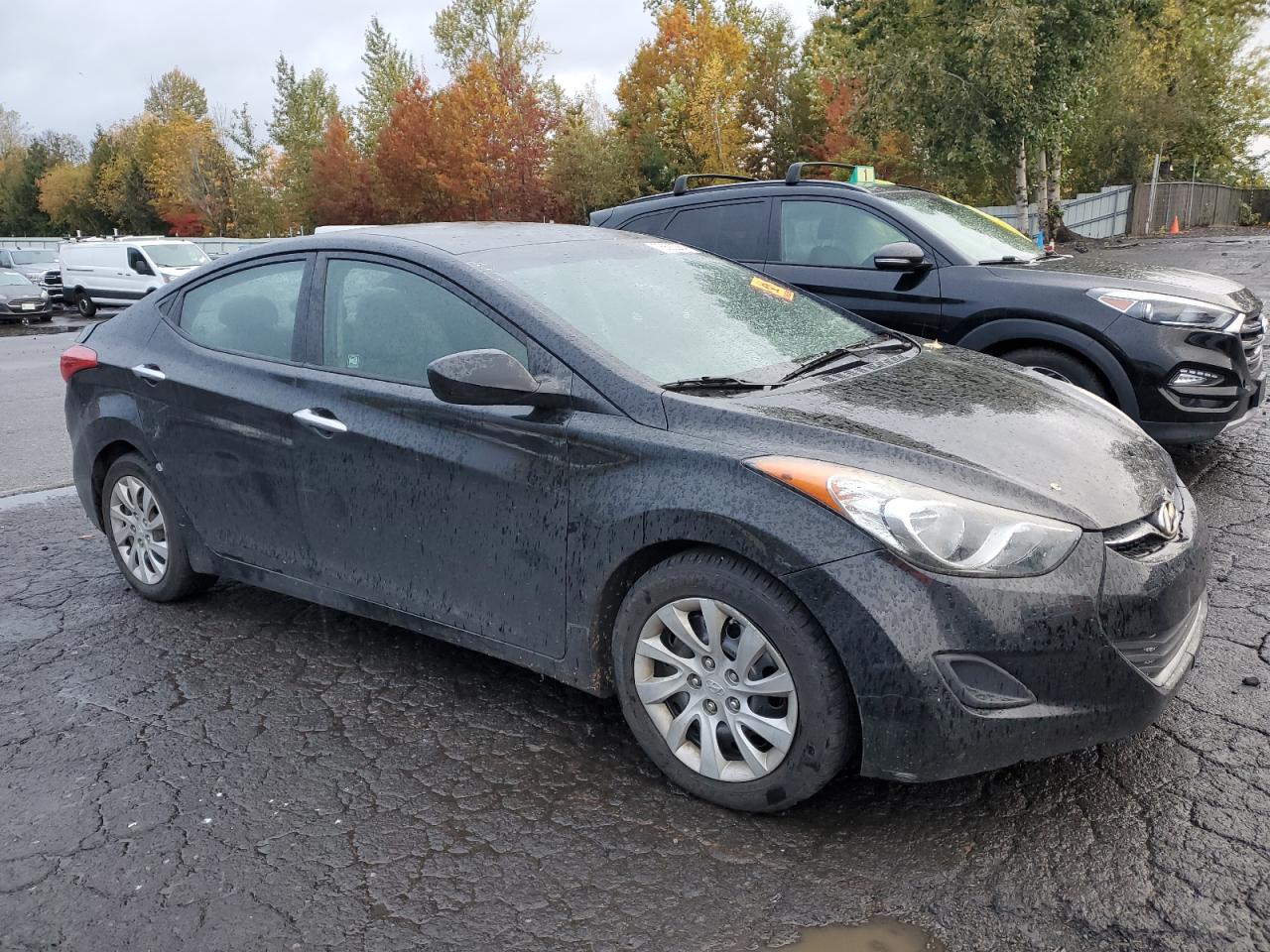 2012 Hyundai Elantra VIN 5NPDH4AE8CH109213 Copart auction photo, vandalism damage thumbnail 4