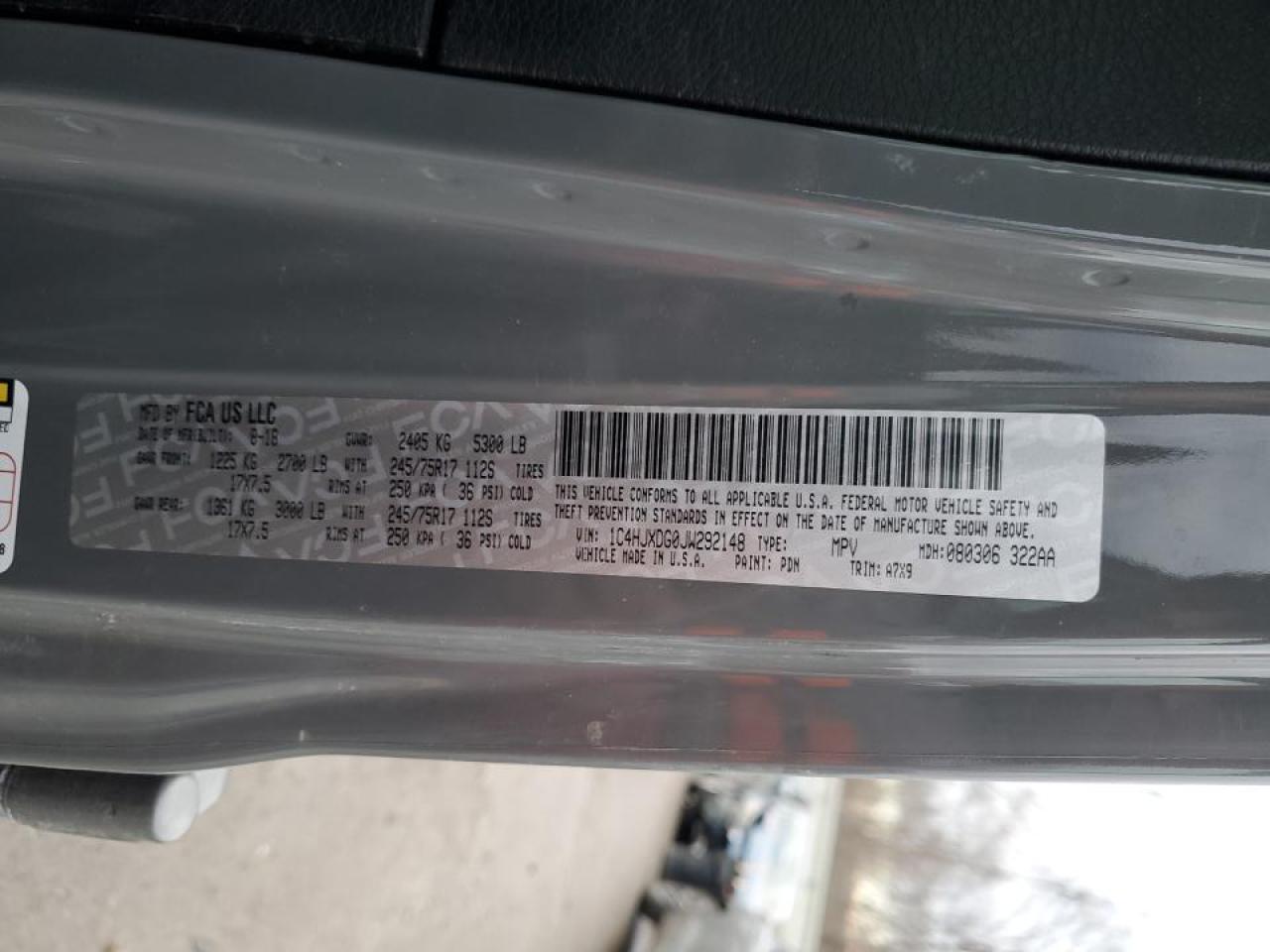 2018 Jeep Wrangler VIN 1C4HJXDG0JW292148 Copart auction photo, front end damage thumbnail 13